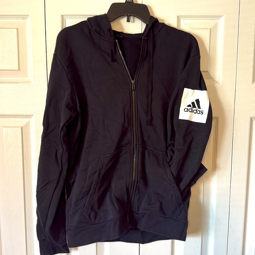 Adidas Sweatshirt Jacket. Adult small.